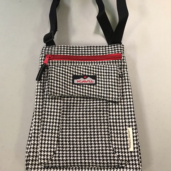 Kavu Handbags - Kavu Houndstooth Crossbody Bag
